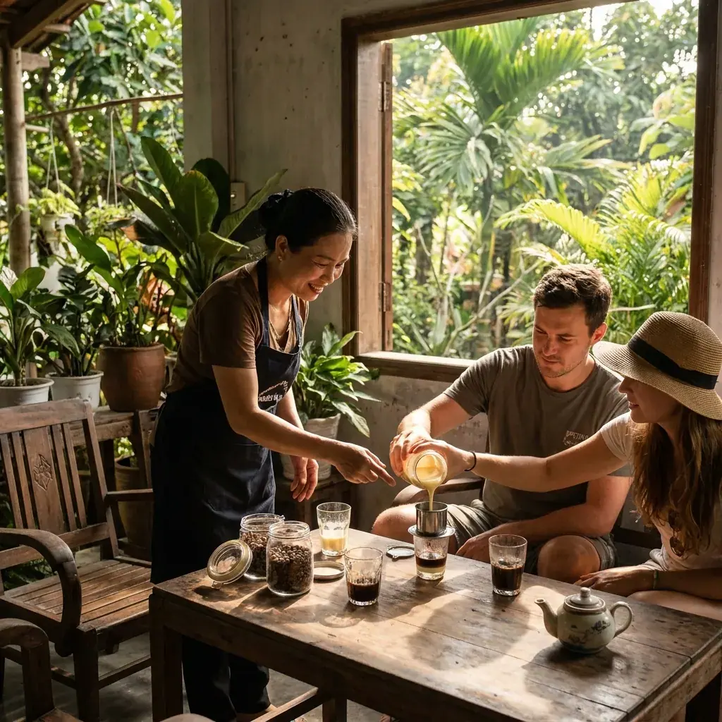 COFFEE WORKSHOP IN HUE – A HANDS-ON VIETNAMESE COFFEE EXPERIENCE AT CAM ON CAFÉ